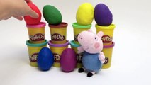 Play-Doh Eggs Peppa Pig Playdough Eggs Surprise Eggs