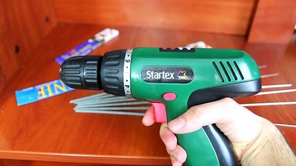 How to make a firework using a drill