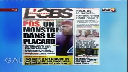 Revue de presse Walftv du  04 janvier 2017