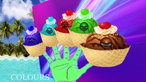 ICE CREAM Finger Family Nursery clhildren rhymes | Finger family songs kids rhymes