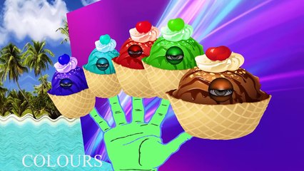 ICE CREAM Finger Family Nursery clhildren rhymes | Finger family songs kids rhymes