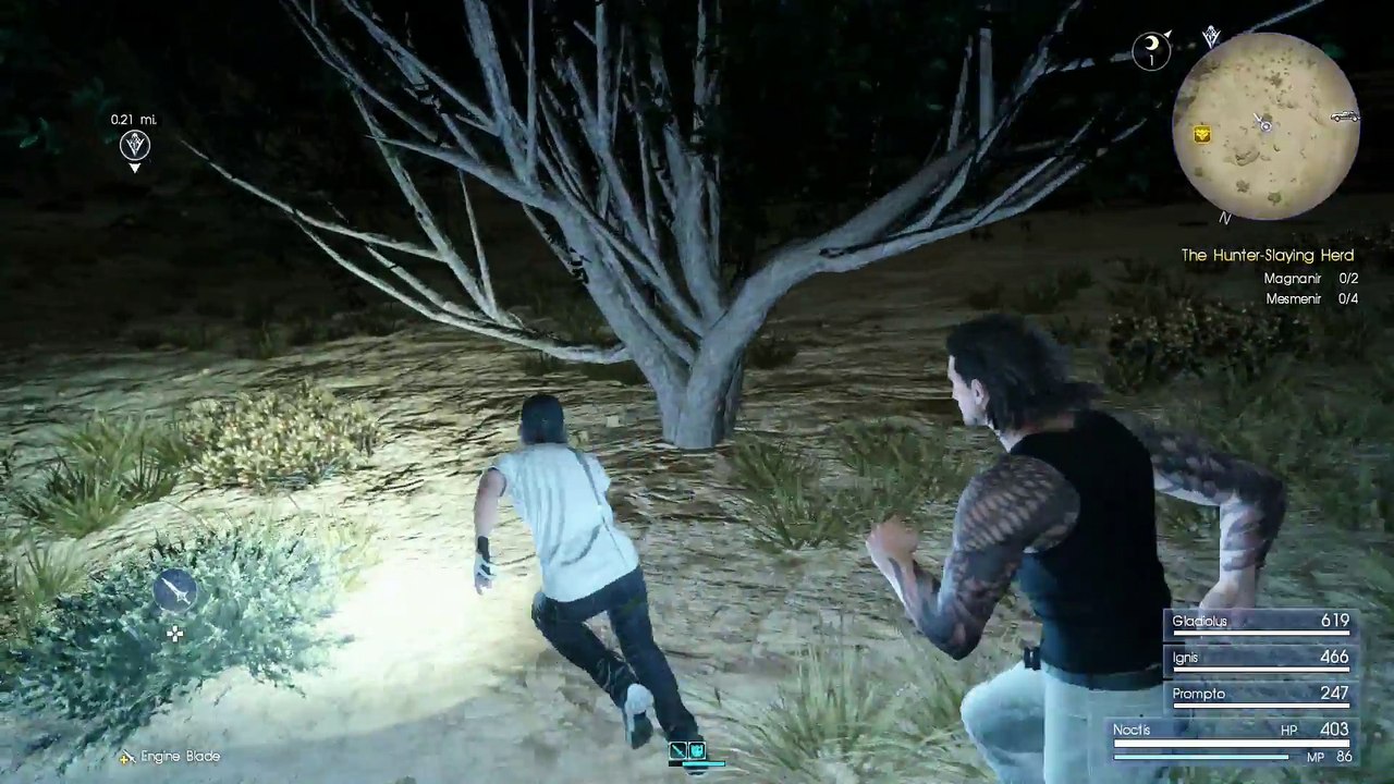 FINAL FANTASY XV FIRST TIME PLAYTHROUGH PART 9 THE HUNTER-SLAYING HERD