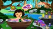 Cute Dora Bathing Gameplay - Baby Bathing Games - Dora The Explorer Games for little Girls