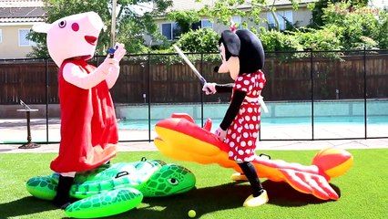 PEPPA PIG KIDNAPPED by BLACK SPIDERMAN w_ Minnie Mouse & Chase - Funny Real Life Superhero Movie-zXPj8M2Q4lA