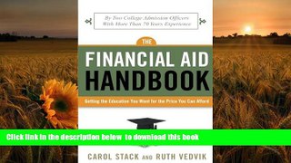 [Download]  The Financial Aid Handbook: Getting the Education You Want for the Price You Can