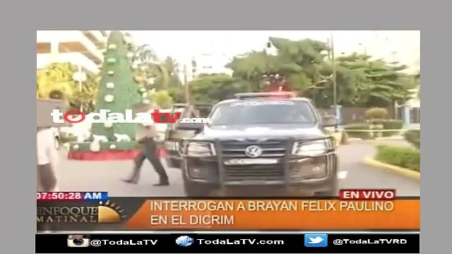 Dicrim interroga a Brayan Peter Félix Paulino, compañero del ultimado John Emilio Percival Matos-Video