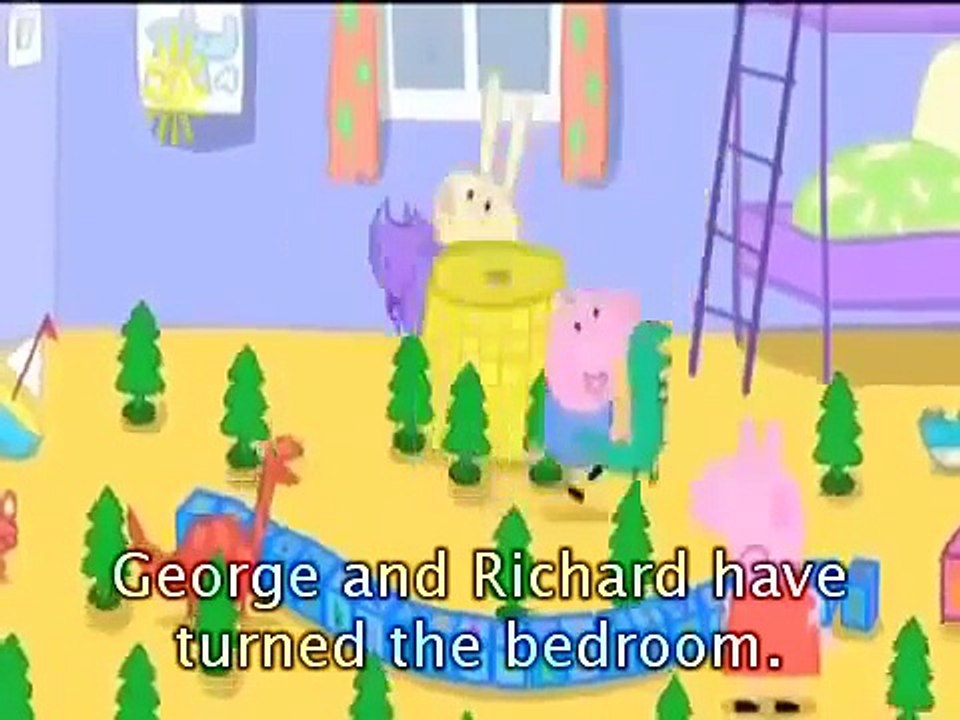 Peppa Pig Richard Rabbit Comes to Play with subtitles