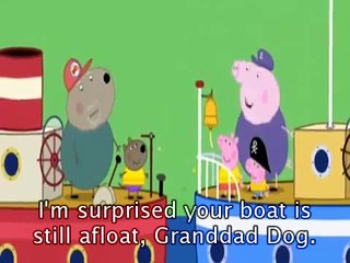 Peppa Pig Grandpa Pig's Boat with subtitles