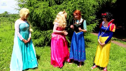 Frozen Elsa & Disney Princesses DANCING! w_ Spiderman Bad Baby Anna Pink Spidergirl Superhero Fun  -)-wYOG7ehXMfg