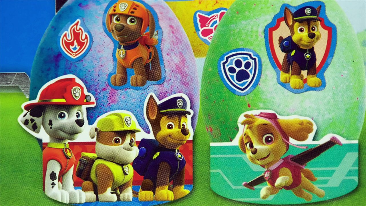 Nickelodeon Paw Patrol Easter Egg Decorating Kit, Chase, Marshall, Zuma, Rocky, Everest, Rubble-uArJ5u8PWYU