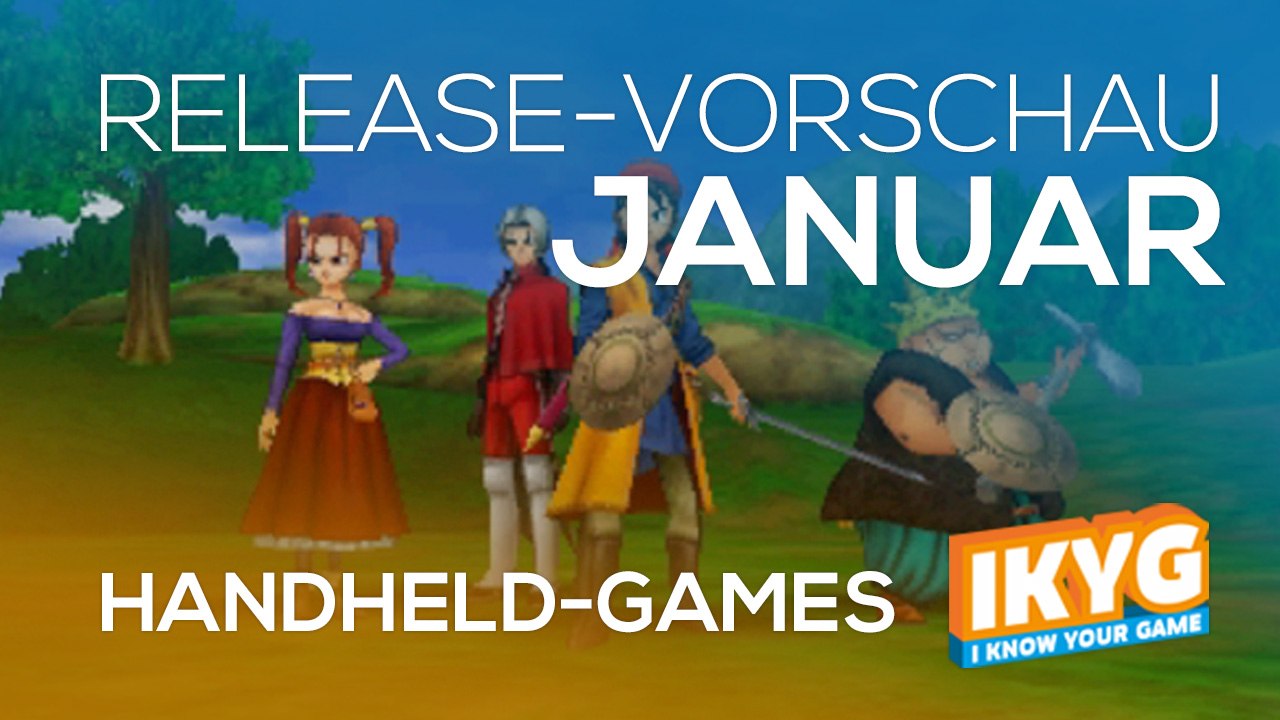 Games-Release-Vorschau - Januar 2017 - Handheld // powered by Konsolenschnäppchen.de