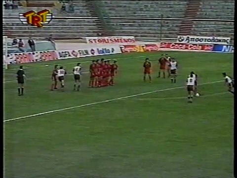 7η ΑΕΛ-Απόλλων Καλαμαριάς 3-1 1993-94 TRT Ντα Σίλβα για το 1ο γκολ που πέτυχε