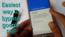 How to Bypass Google Verification Step In Galaxy J5 & J7