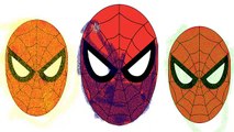 SPIDERMAN COLORS! Yellow, Green, Blue & Spiderman Disney Pixar Cars Nursery