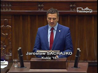Poseł Jarosław Sachajko - Wystąpienie z dnia 16 grudnia 2016 roku.