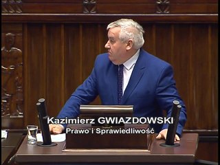 Poseł Kazimierz Gwiazdowski - Wystąpienie z dnia 16 grudnia 2016 roku.