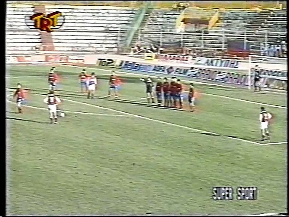 21η ΑΕΛ-Πανιώνιος 5-0 1993-94 (Το 2-0 Ντα Σίλβα & δηλώσεις ) TRT