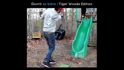 Ce "trick-golfeur" ouvre sa bière en un clin d'oeil