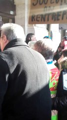 Les grévistes de la clinique de l'Ormeau à Tarbes, envahissent la gare Matabiau à Toulouse