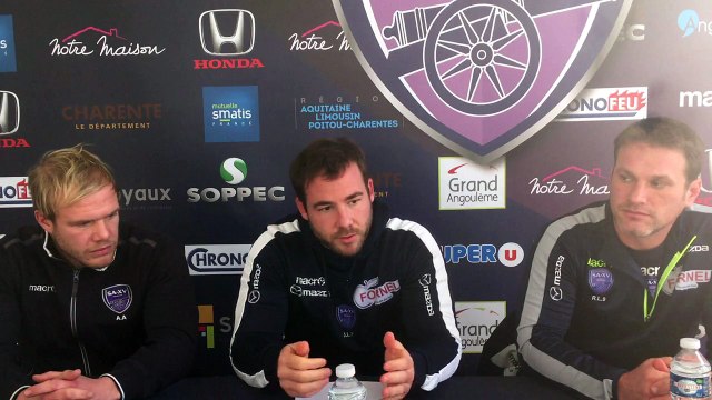 conférence de presse du SA XV avant Béziers