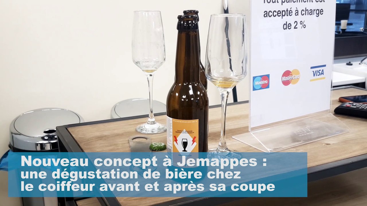 Mons : dégustation de bière chez le coiffeur