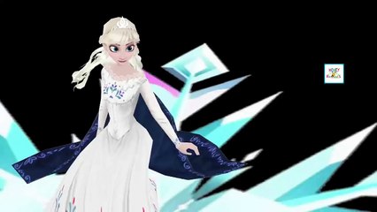Frozen Princess Elsa Singing Old McDonald and Incy Wincy Spider, Baa Baa Black Sheep 3D Rhymes