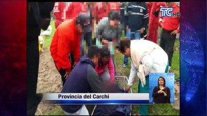 Cabezal cae unos 100 metros al abismo