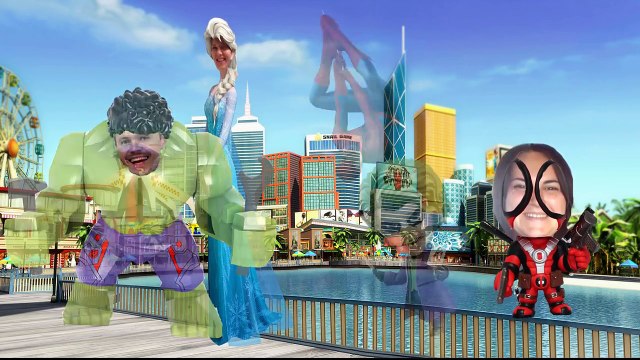 Мисс Кэти и мистер Макс Семья пальчиков Халк Человек паук Эдьза Джокер,Дедпул на русском новая серия