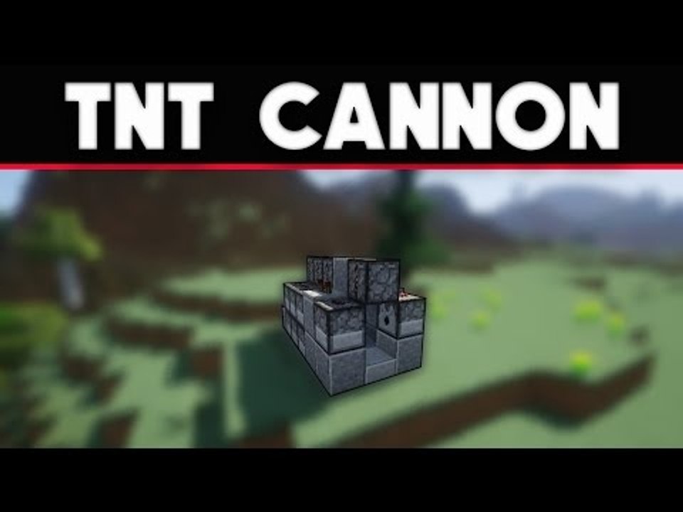 Minecraft Tutorial • How to make a TNT Cannon