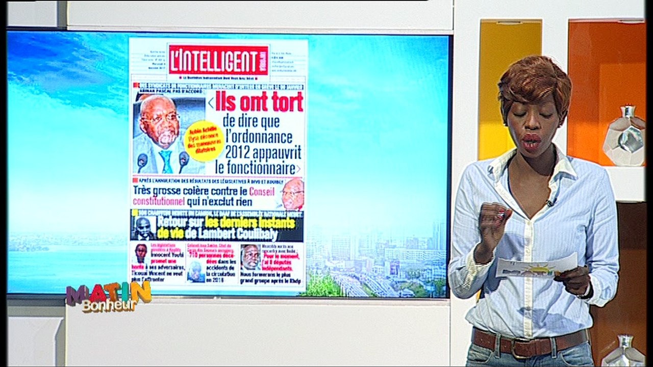 #Revue de presses 1 Matin Bonheur de RTI 1 du 04 Janvier 2017