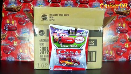 Disney Pixar Cars new Germany Promo Special Ransburg Lightning McQueen with Stickers Mattel german