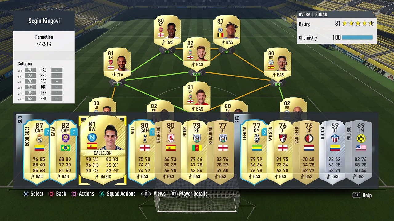 FIFA 17-My team