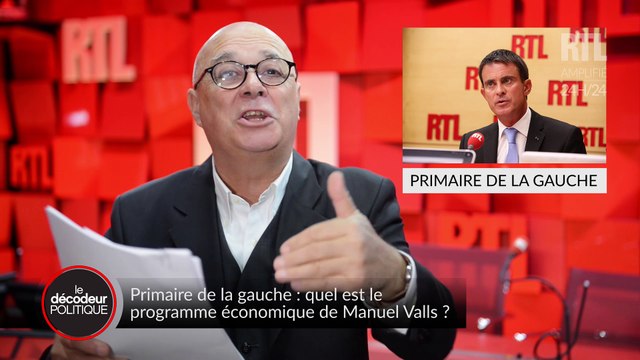 Primaire de la gauche : quel est le programme économique de Manuel Valls ?