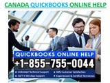 +1-855-755-0044 CANADA SUPPORT FOR QUICKBOOKS