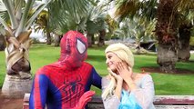 Spiderman vs Aliens sonho assustador w Elsa Frozen piada engraçada vs Joker sereia! Comédia!