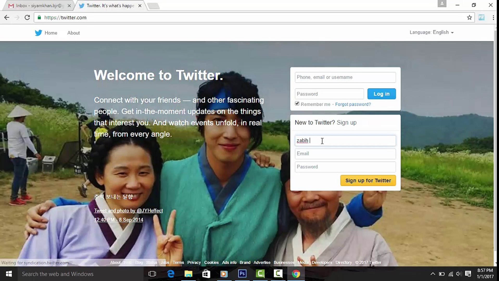 How to create twitter account 2017 how to make twitter account urdu hindi