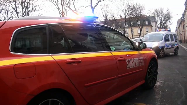Violent feu d'appartement rue de Strasbourg à Mulhouse