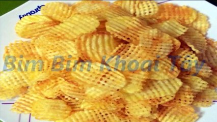 Cách làm bim bim khoai tây cực dễ