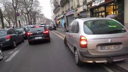 Les pistes cyclables à Paris.