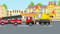 The White Ambulance hurry to the rescue - Cars & Trucks Cartoons - Vehicle & Car Planet for children