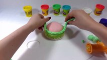 Play Doh How to Make a Rainbow Cake Peppa Pig. Плей До Торт. Easy Playdough Recipe Video. DIY.