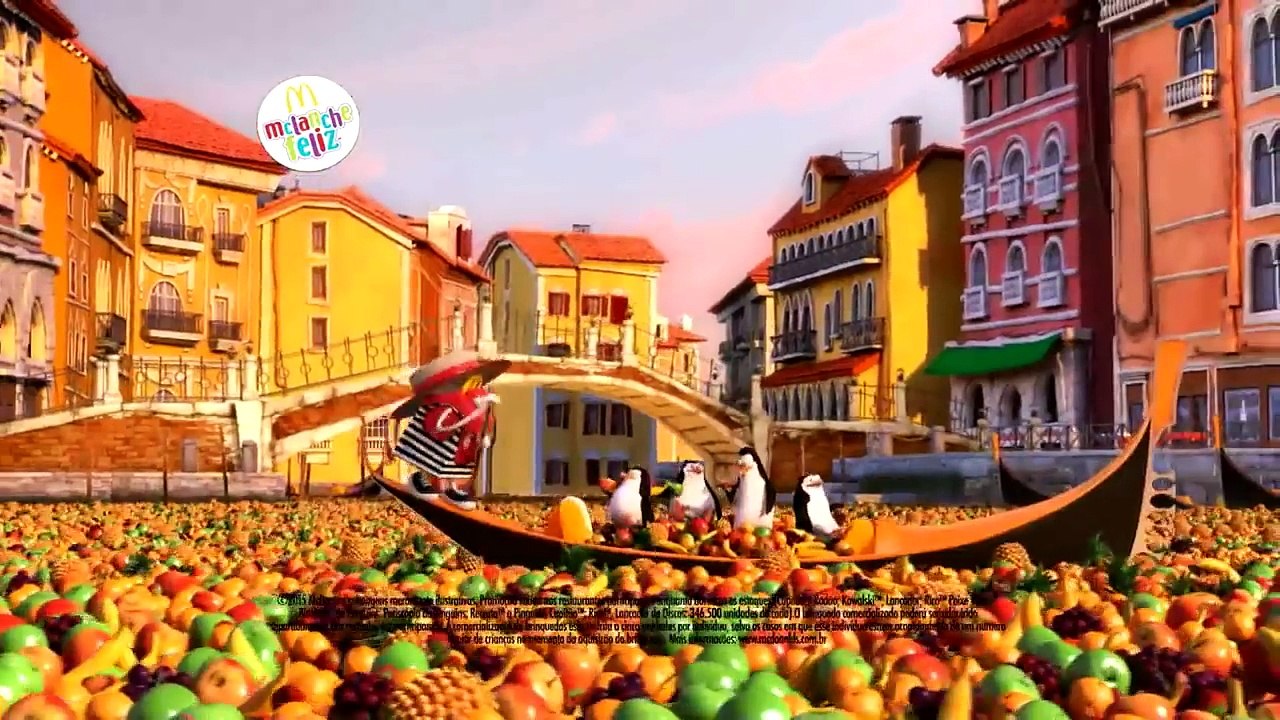 Happy Meal McLanche Feliz Cartoon Network Pinguins de Madagaskar Croods Cut The Rope McDonalds