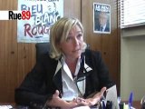 Marine Le Pen évoque le futur du FN