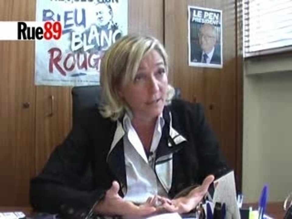 Marine Le Pen évoque le futur du FN