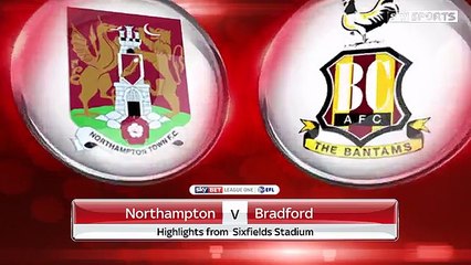 Northampton vs Bradford 1-2  League One  All Goals & Highlights  January 2, 2017 HD
