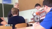 Teacher attacked by punching