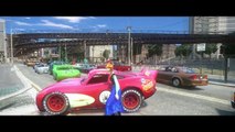 Spiderman Lightning McQueen Colors & Nursery Rhyme Frozen Princess Anna Disney Cars