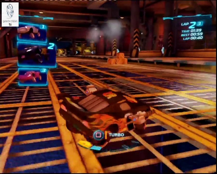 Cars 2 Game - London Race Carbon Fiber Lightning Mcqueen - Pipeline Sprint - Disney Car Games