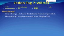 Jeden Tag 7 Wörter | Deutsche Wortschatz | 5.Tag