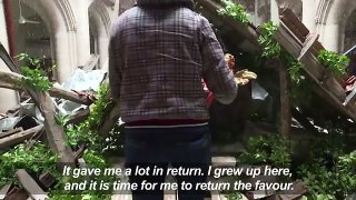 Aleppo Christians prepare war-ravaged church for Christmas